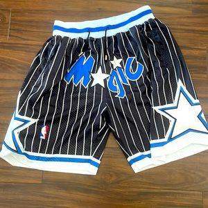 ORLANDO Magic Throwback Just Don Shorts XL NWOT